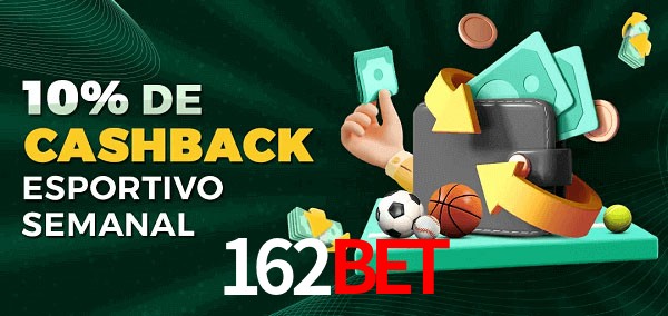 10% de bônus de cashback na 162bet