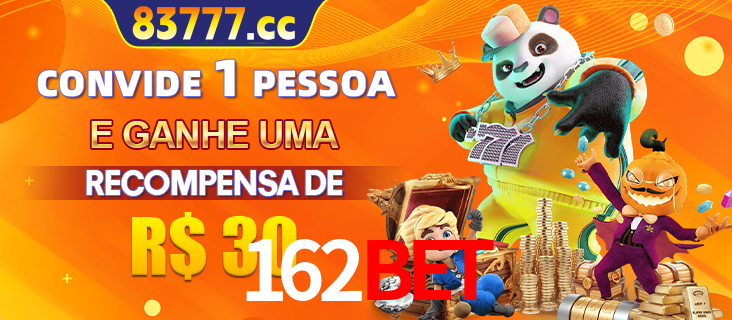 Banner institucional da 162BET sobre parceria de marcas e criação de uma marca de excelência, apresentando os mascotes de jogos populares como o Fortune Tiger.