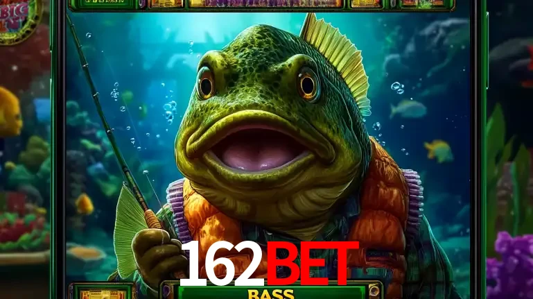 Personagem de peixe pescador do popular jogo de slot com tema de pescaria, uma das emocionantes opções de caça-níqueis para jogar e ganhar no cassino 162BET.